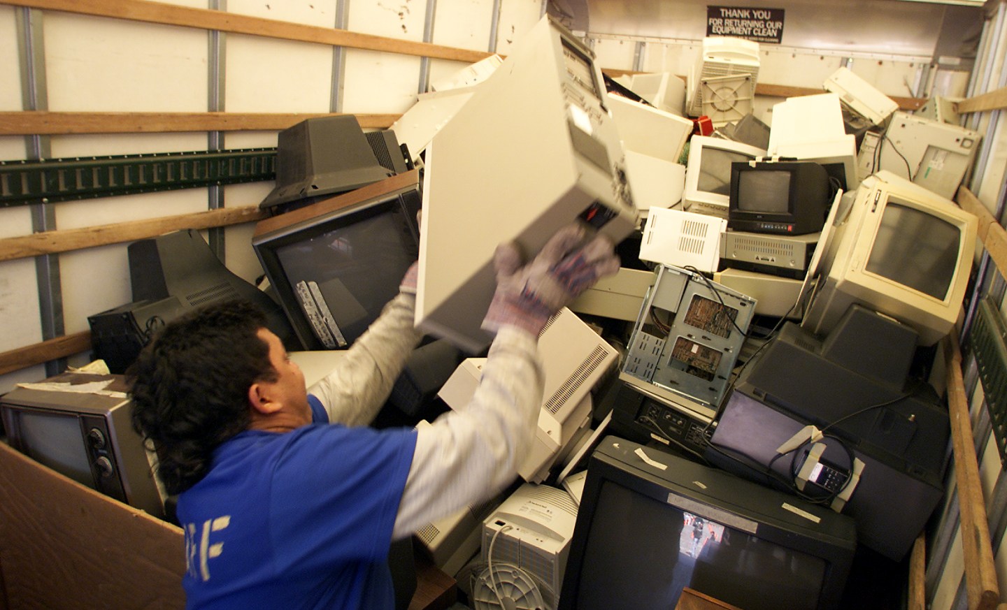 recycled electronics