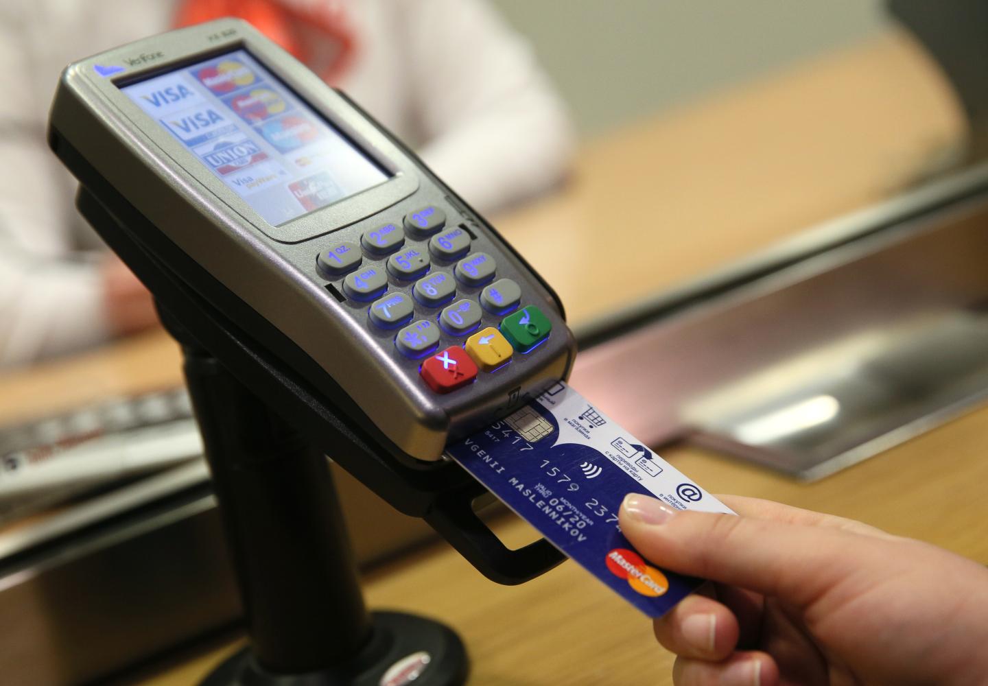 Chip-and-pin payments on Moscow Underground