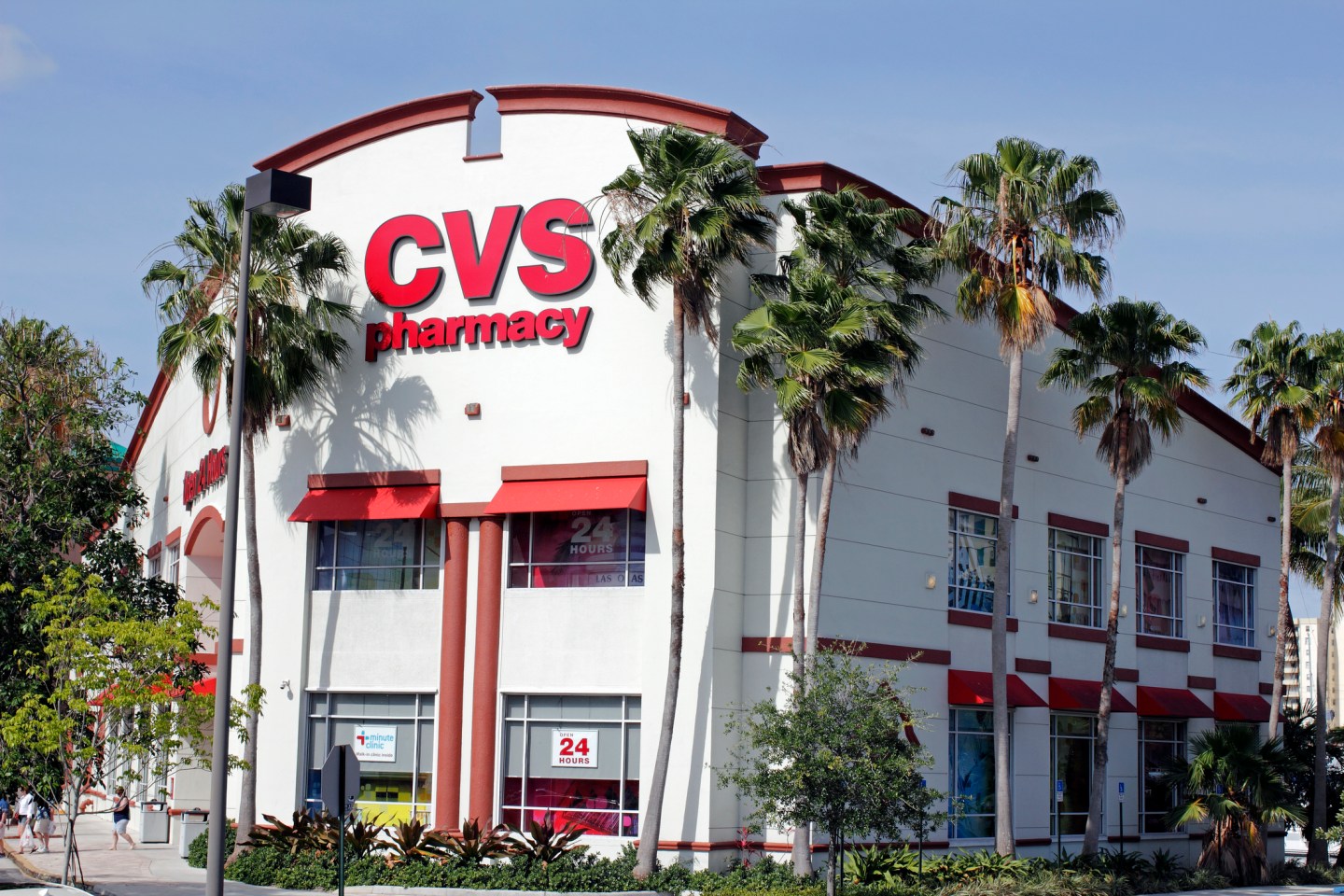 CVS Pharmacy Building with Signs