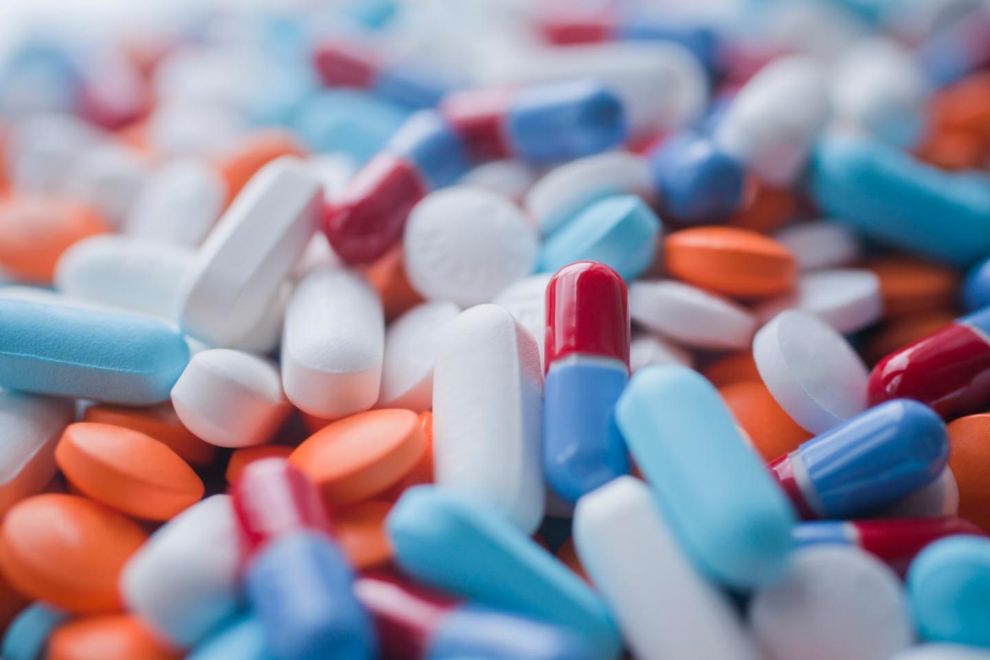Variety of pills and capsules