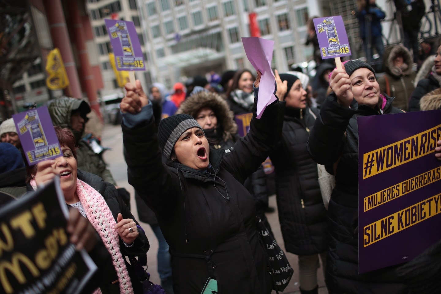 International Women's Day Rally In Chicago