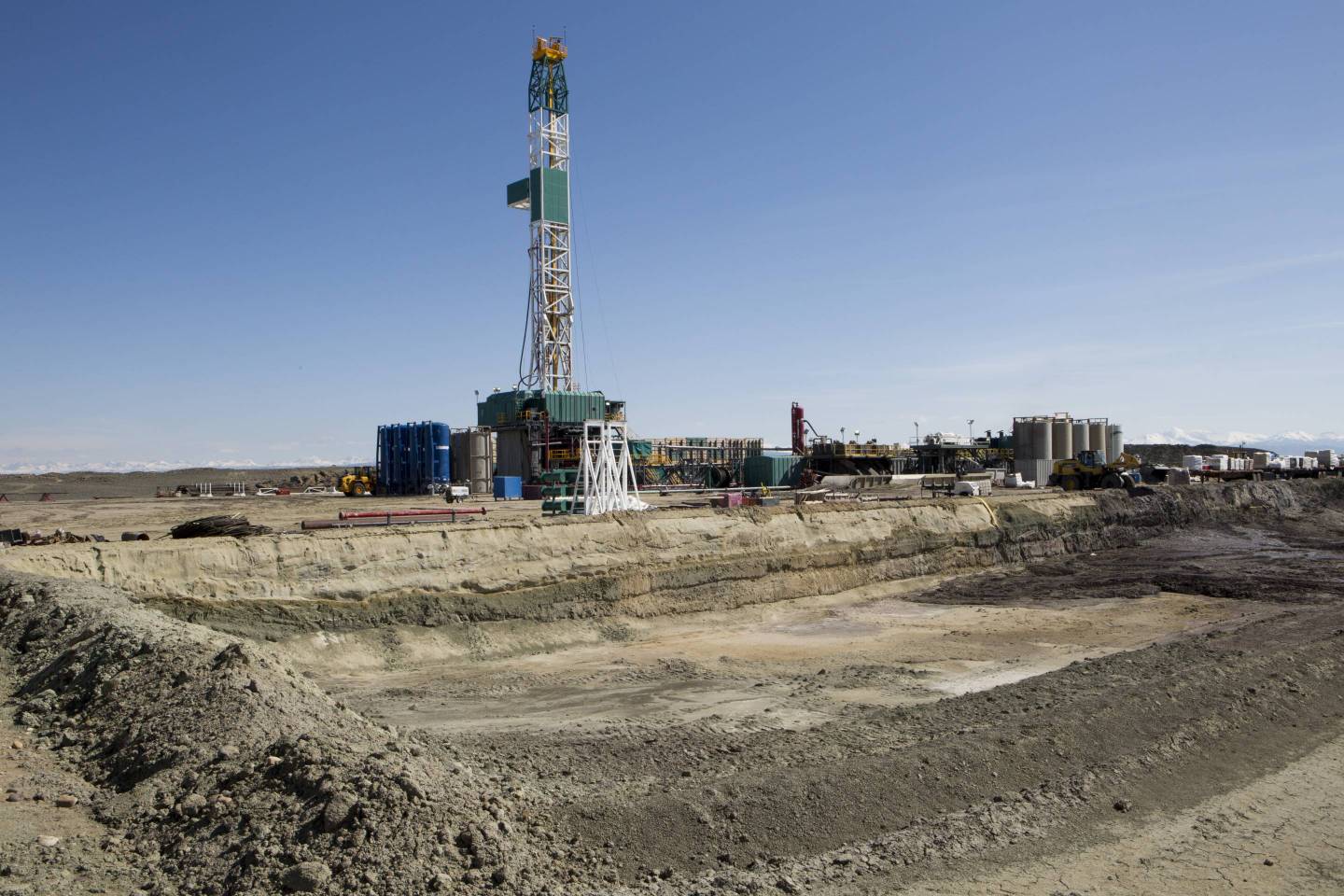 Natural gas fracking in Wyoming