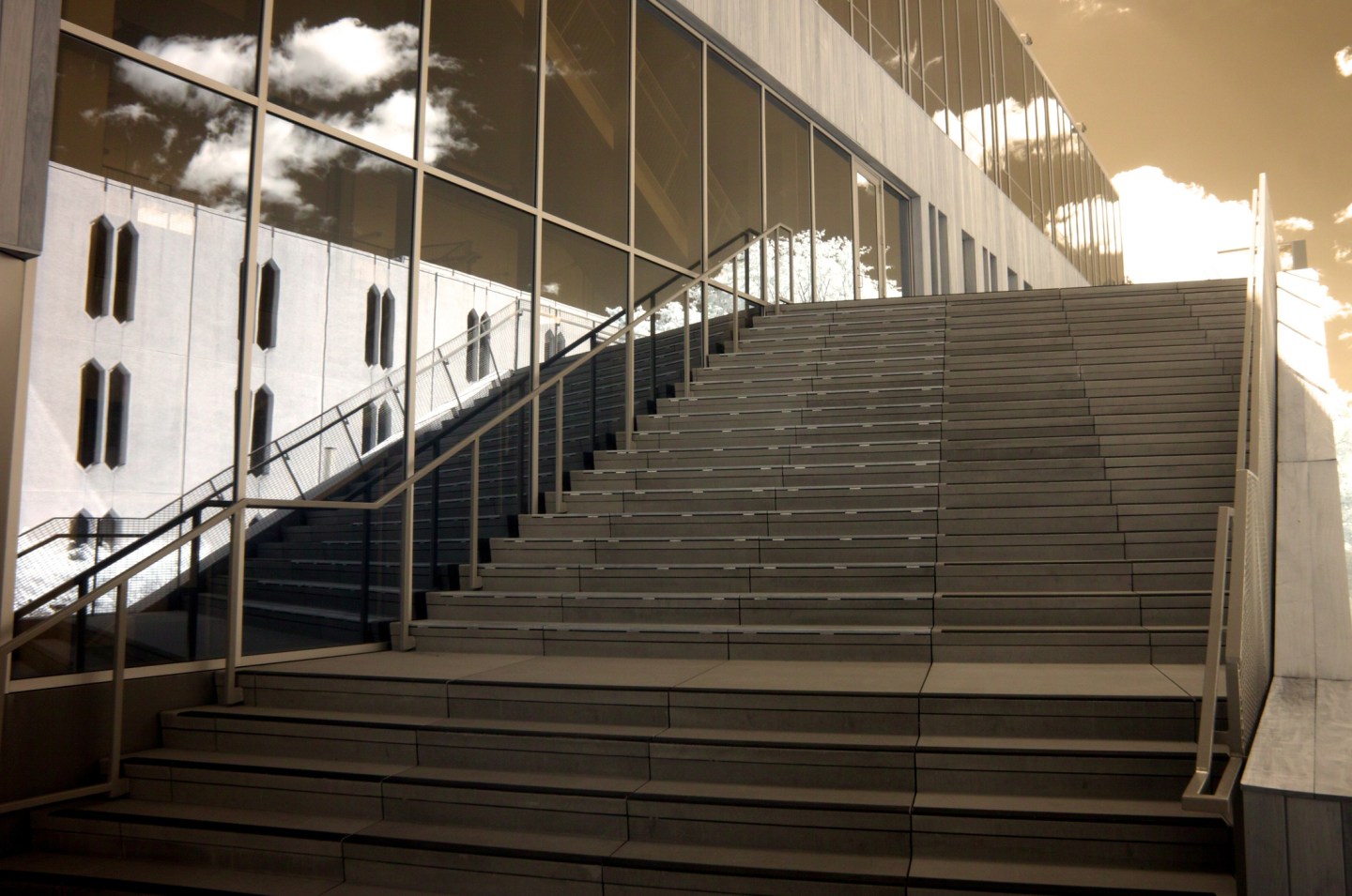 Oberlin College Staircase - infrared