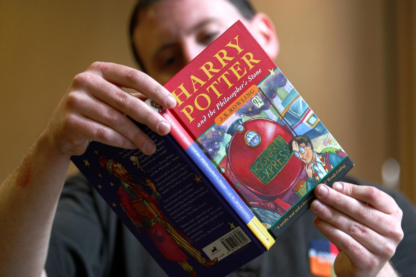harry potter and philosopher's stone first edition auction