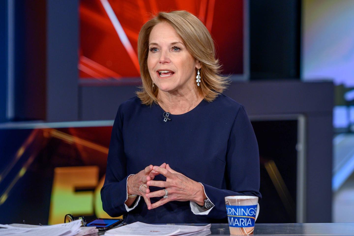 Journalist and author Katie Couric at Fox Business Network studios on March 20, 2019, in New York City.