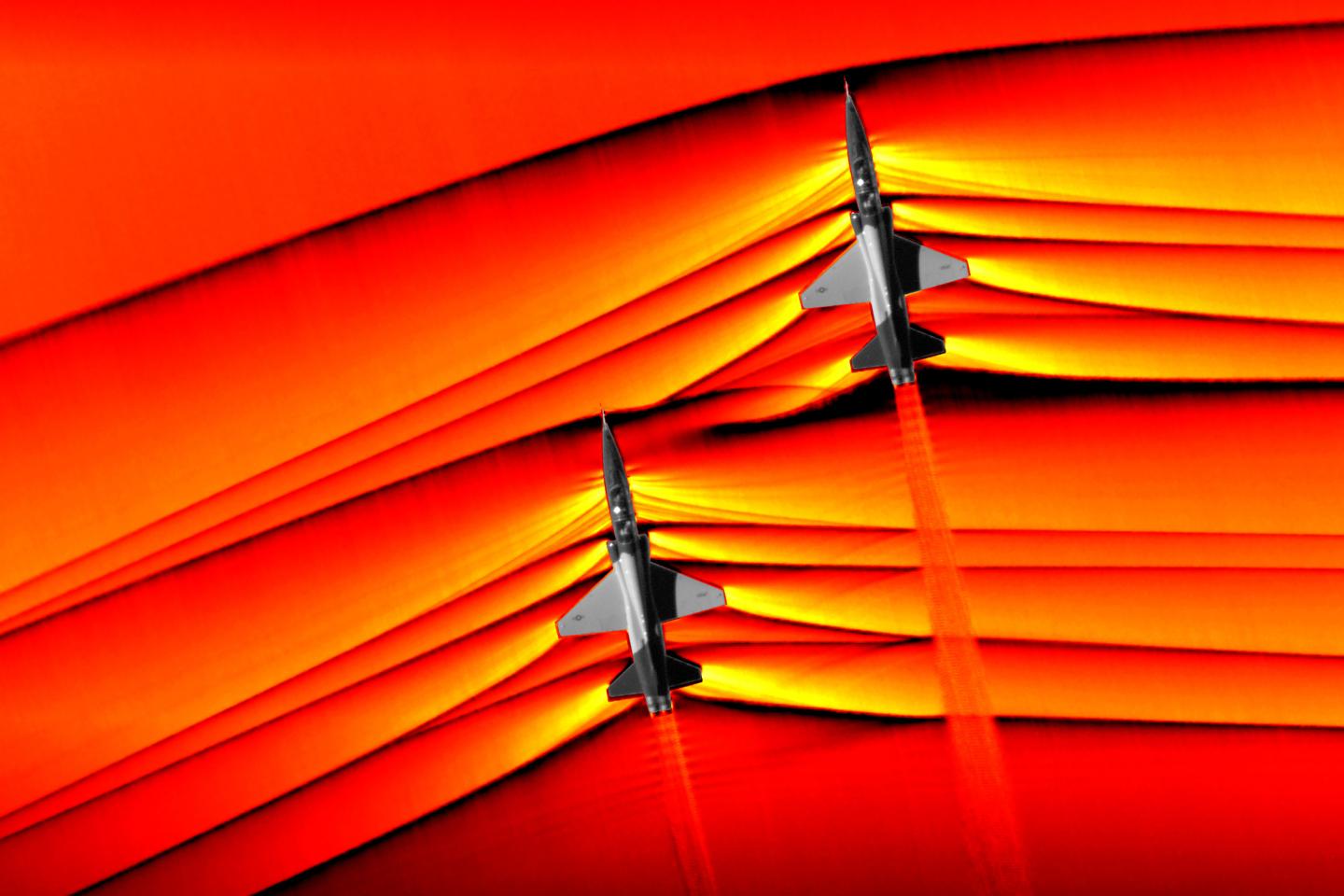 NASA Shockwave Supersonic Photos
