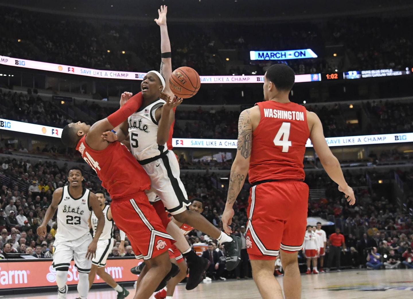 NCAA Basketball: Big Ten Conference Tournament-Michigan State vs Ohio State