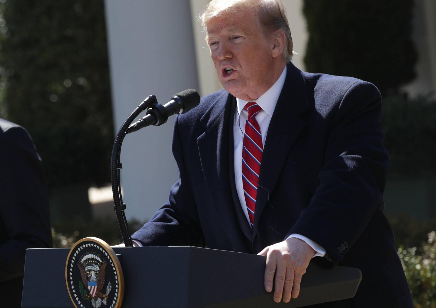 President Trump Holds Joint Press Conference With Brazilian President Bolsonaro