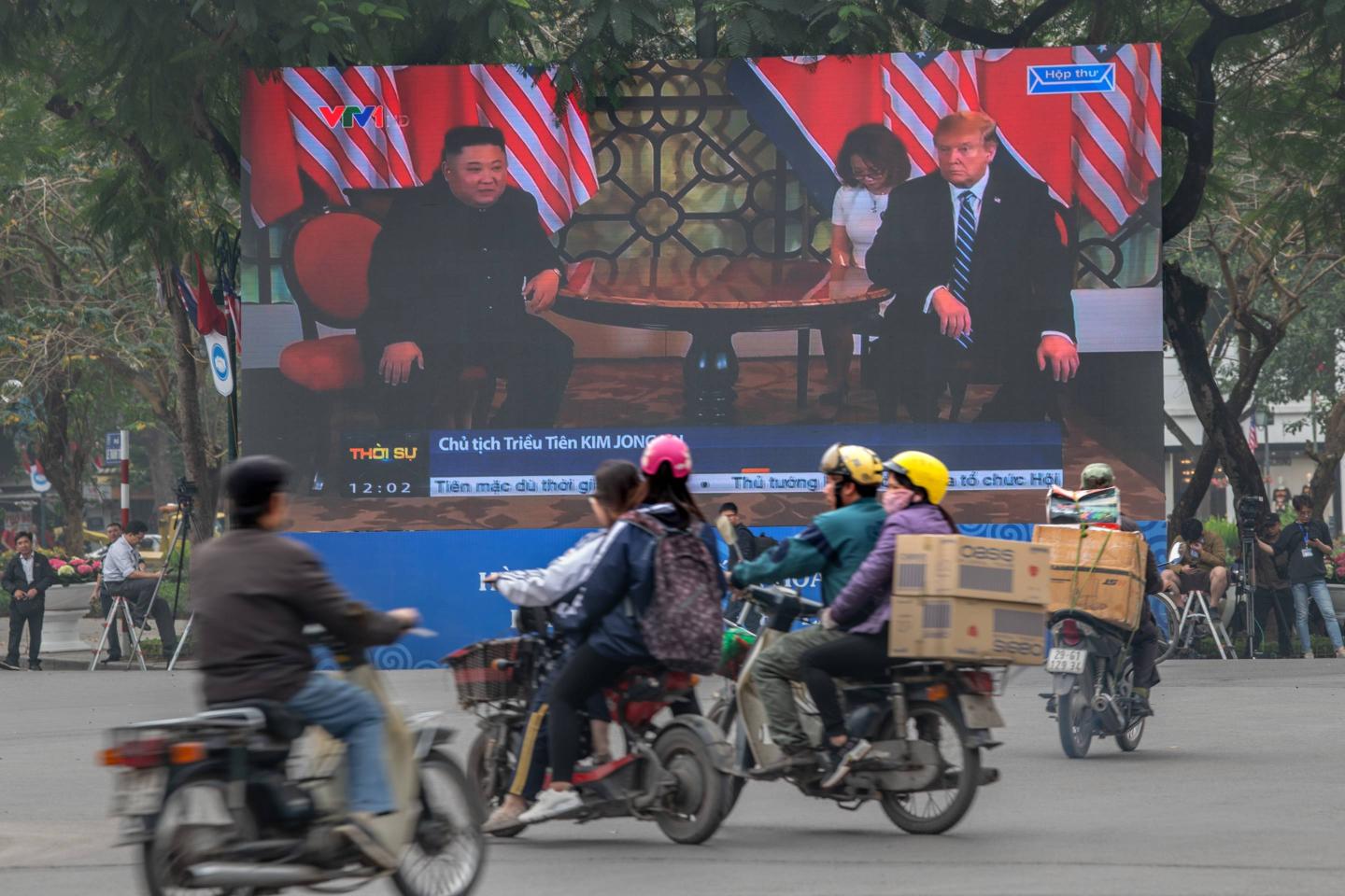 U.S. President Trump And North Korean Leader Kim Jong-un Meet In Hanoi