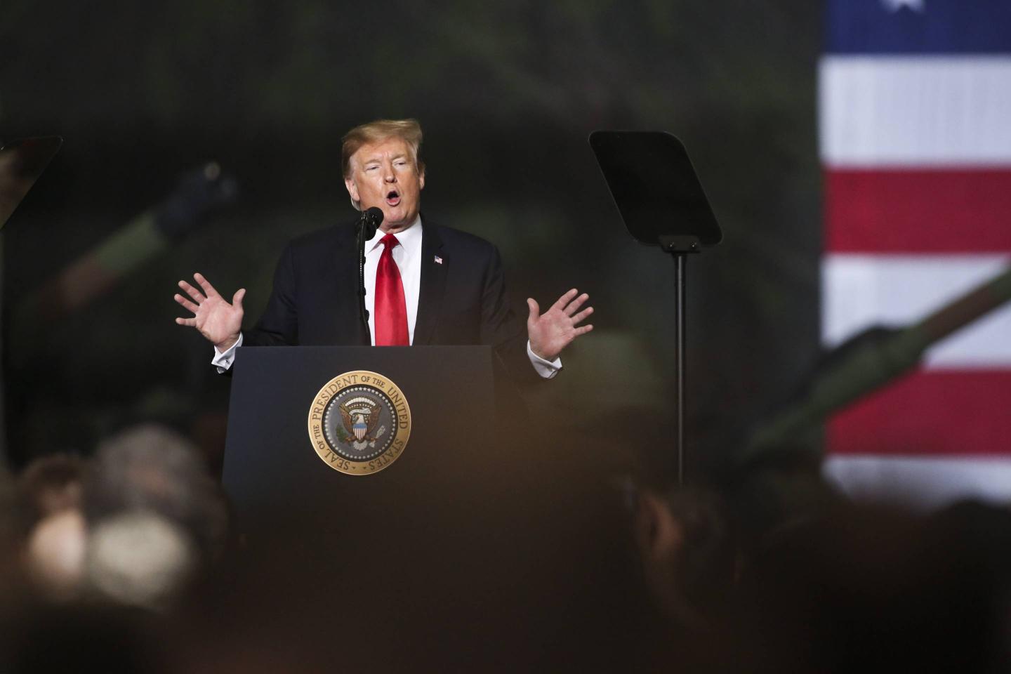 President Trump Visits U.S. Army Tank Plant In Ohio