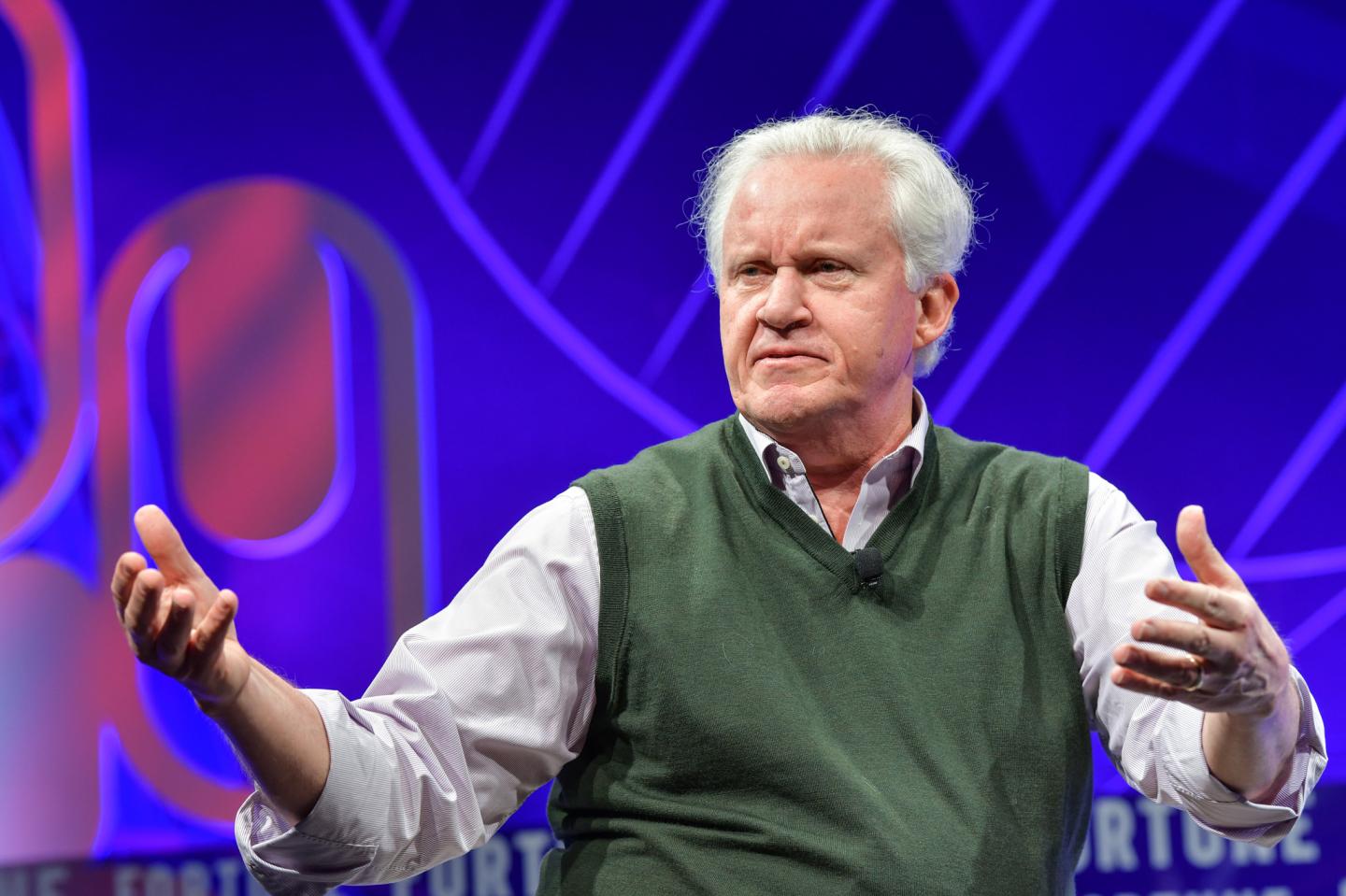 Former GE CEO Jeff Immelt speaking at the 2019 Fortune Brainstorm Health conference in San Diego.