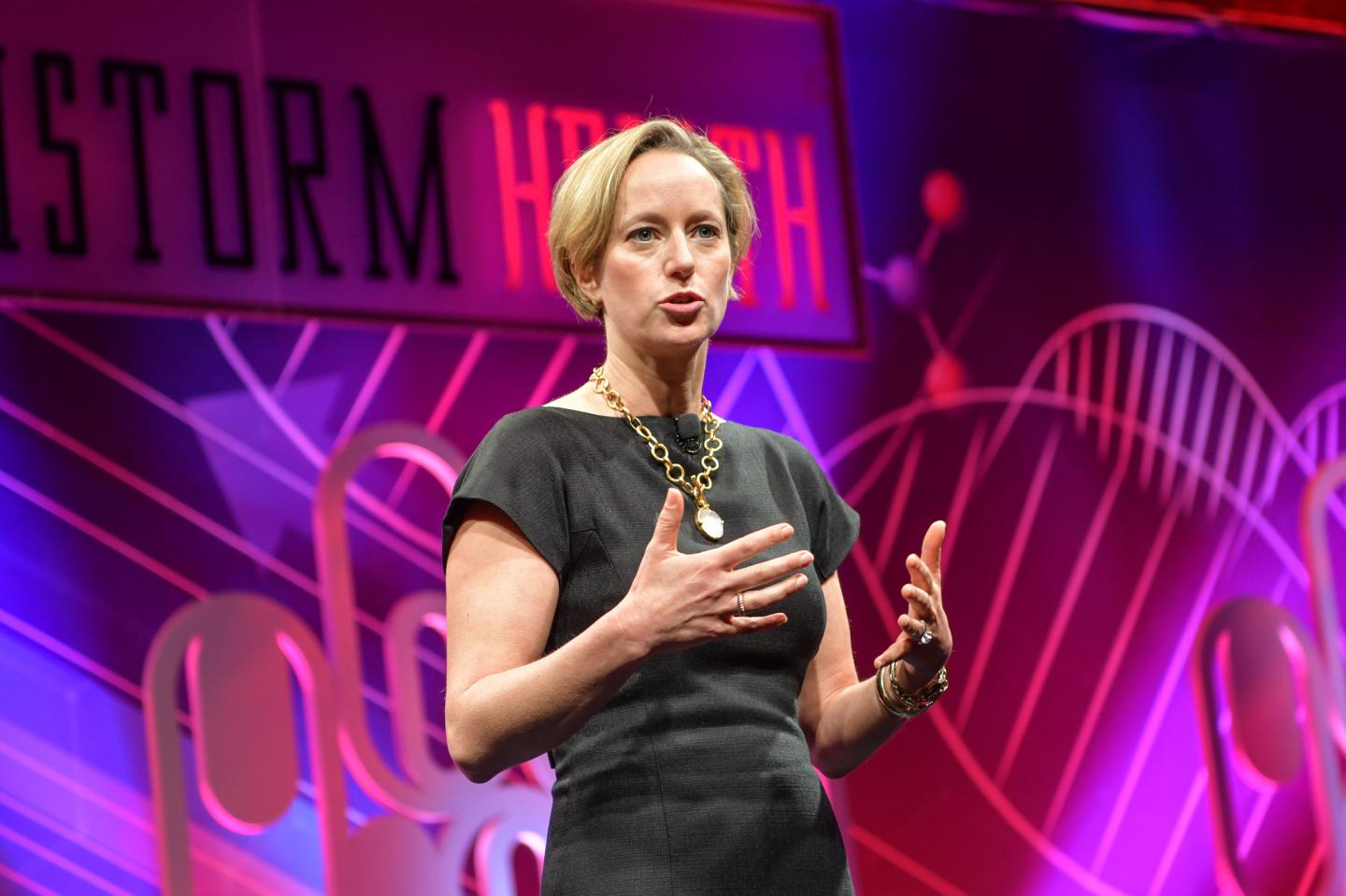 Psychologist and author Lisa Damour speaking at the 2019 Fortune Brainstorm Health conference in San Diego.