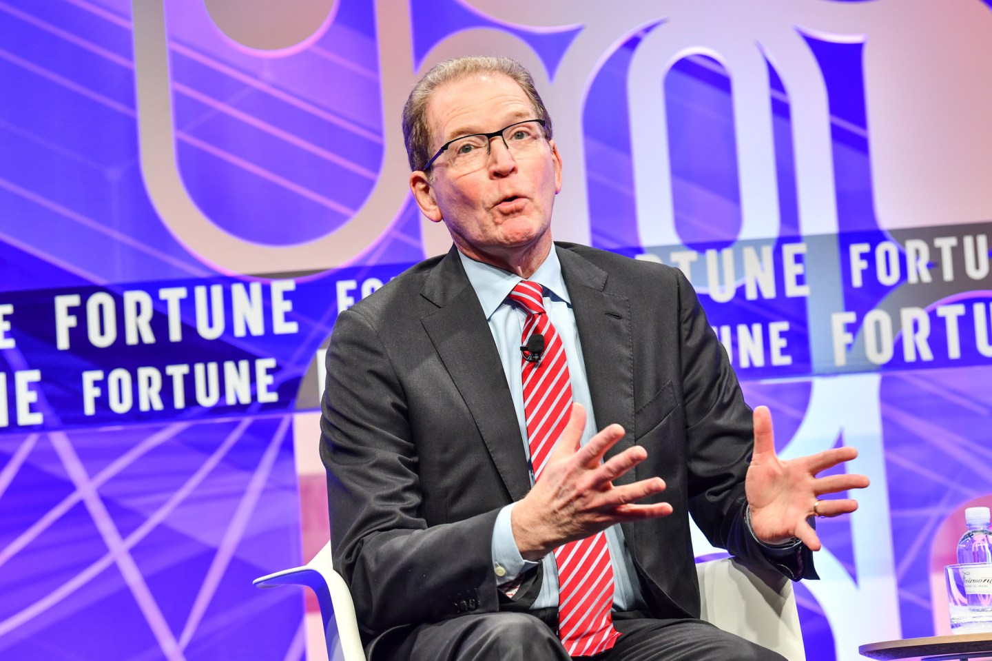 Lloyd Minor, of the Stanford University School of Medicine, speaking at the 2019 Fortune Brainstorm Health conference in San Diego.