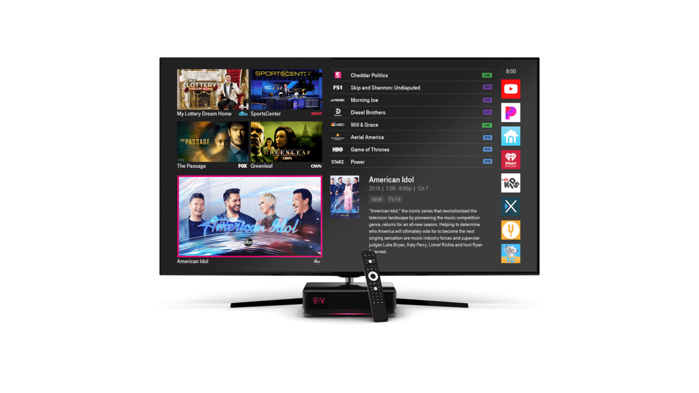 T-Mobile's tvision cable tv competitor