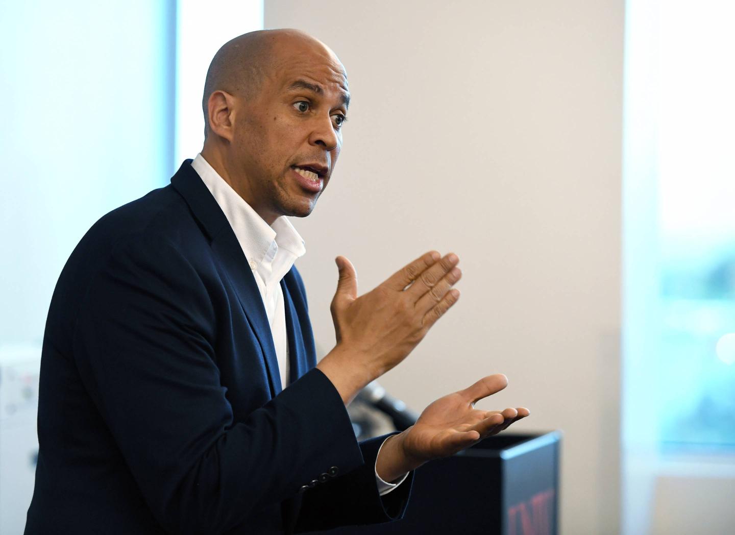 Sen. Cory Booker Holds A Meet-And-Greet At UNLV