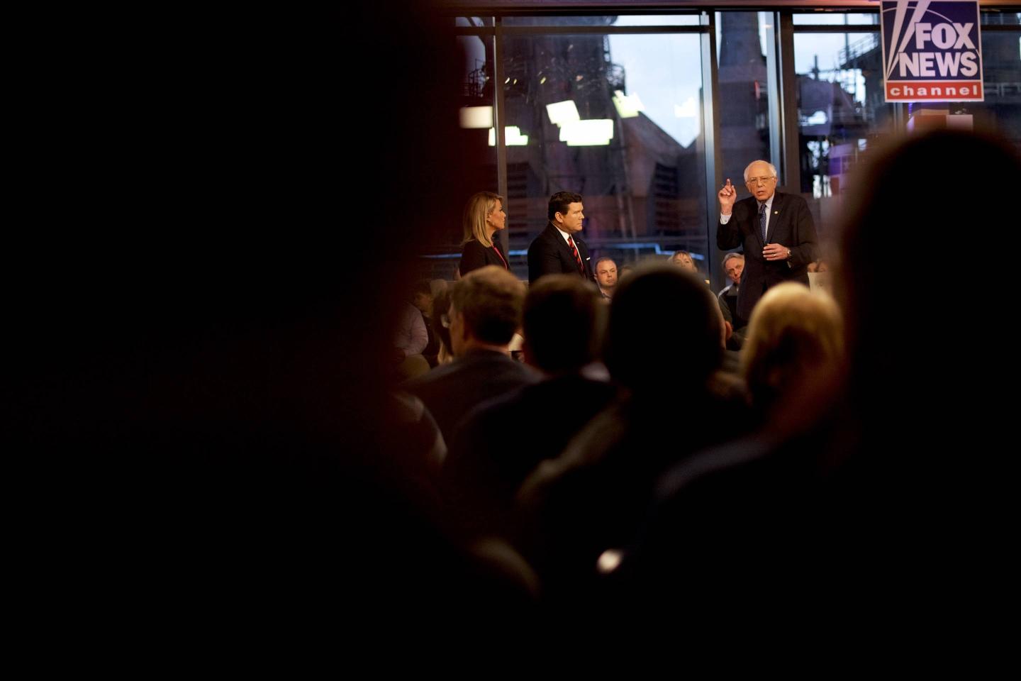 Sen. Bernie Sanders Participates In A Fox News Town Hall In Pennsylvania