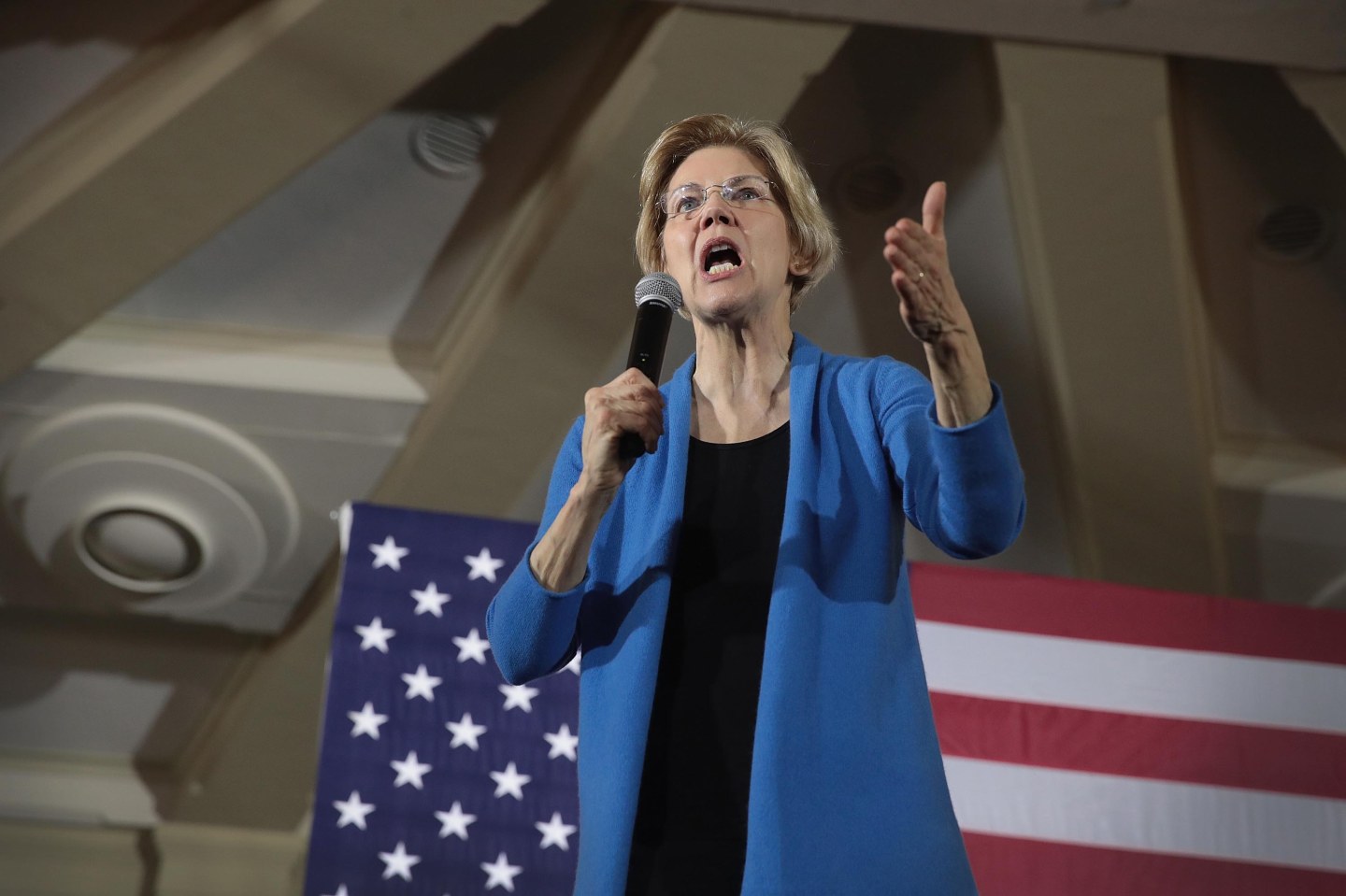 Senator Elizabeth Warren Holds Iowa Organizing Events For 2020 Presidential Race
