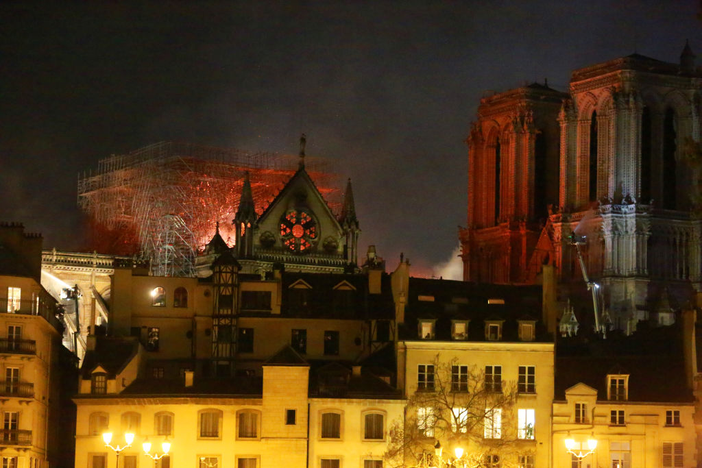 Fire Breaks Out At Iconic Notre-Dame Cathedral In Paris