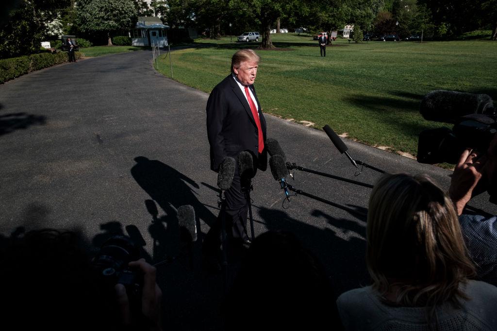 President Trump Departs White House For Wisconsin Rally