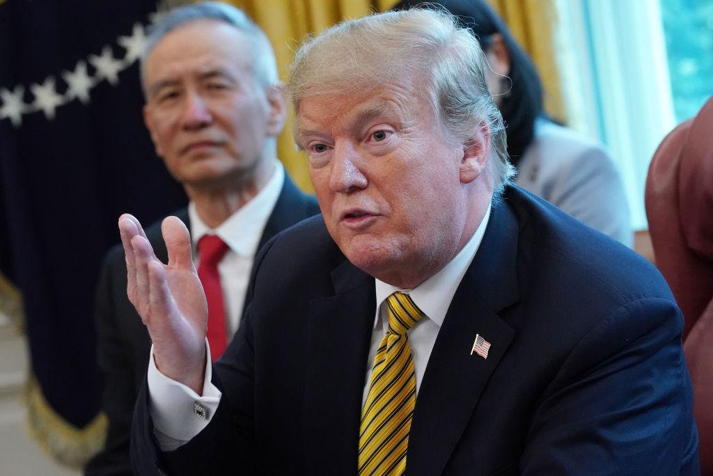 President Trump Meets With Vice Premier Of China At The White House