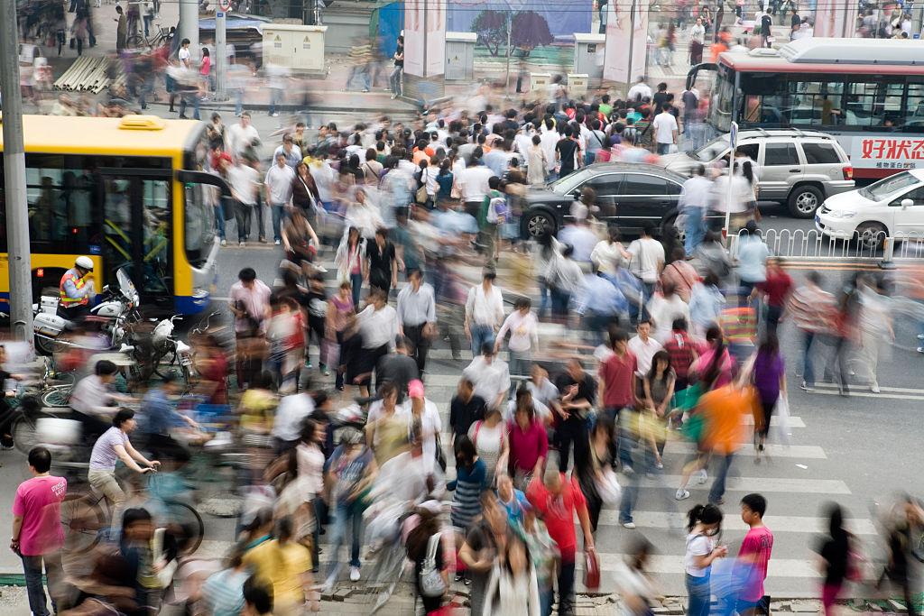 China - Beijing - Shopping frenzy becomes blurred