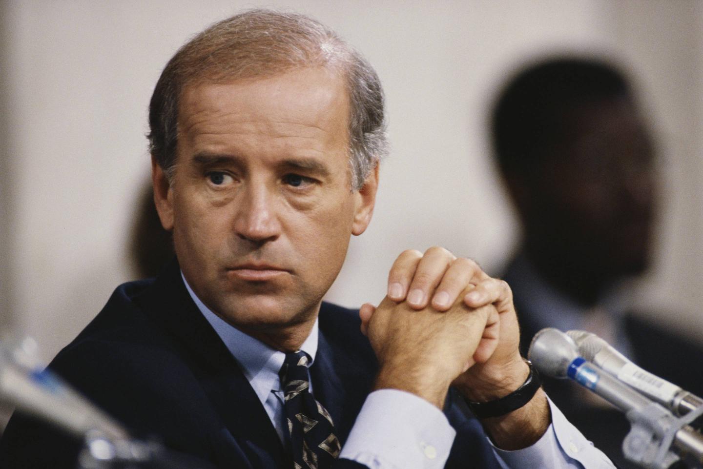 Senator Joe Biden during Clarence Thomas Hearings