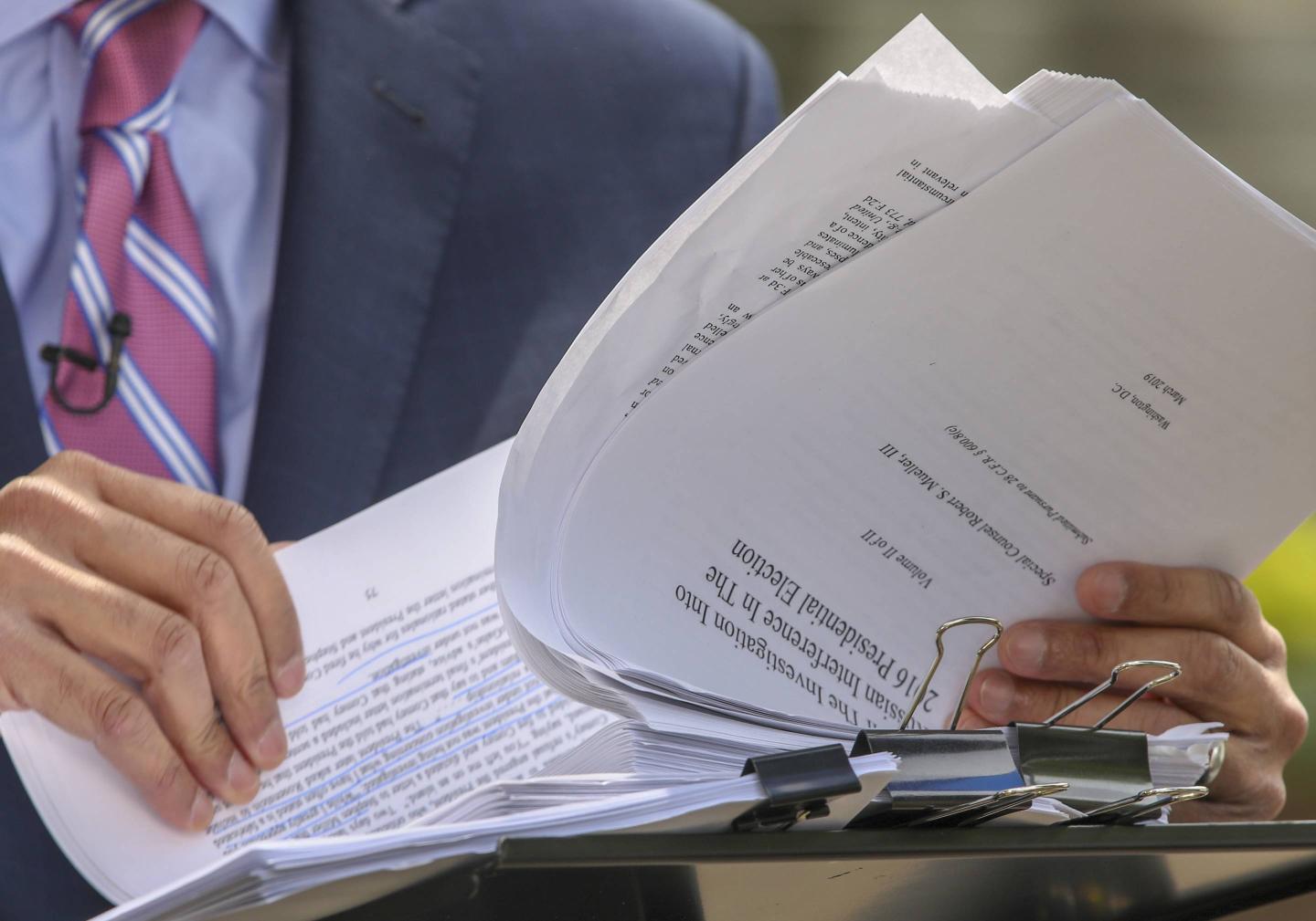 Justice Department Releases Redacted Version Of The Mueller Report