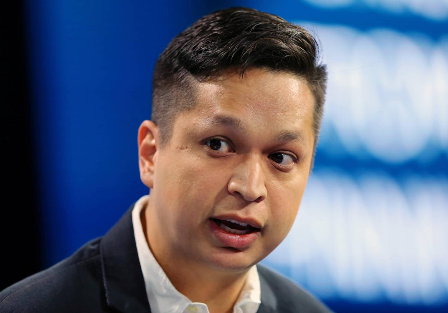 Ben Silbermann co-founder and CEO of Pinterest speaks at the WSJD Live conference in Laguna Beach