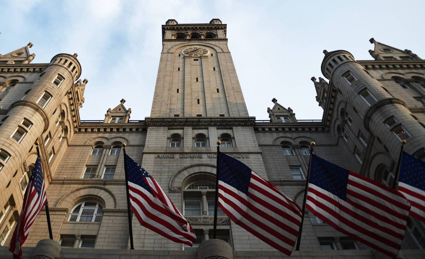 WASHINGTON, DC  - JULY 26: The tower of the Trump International