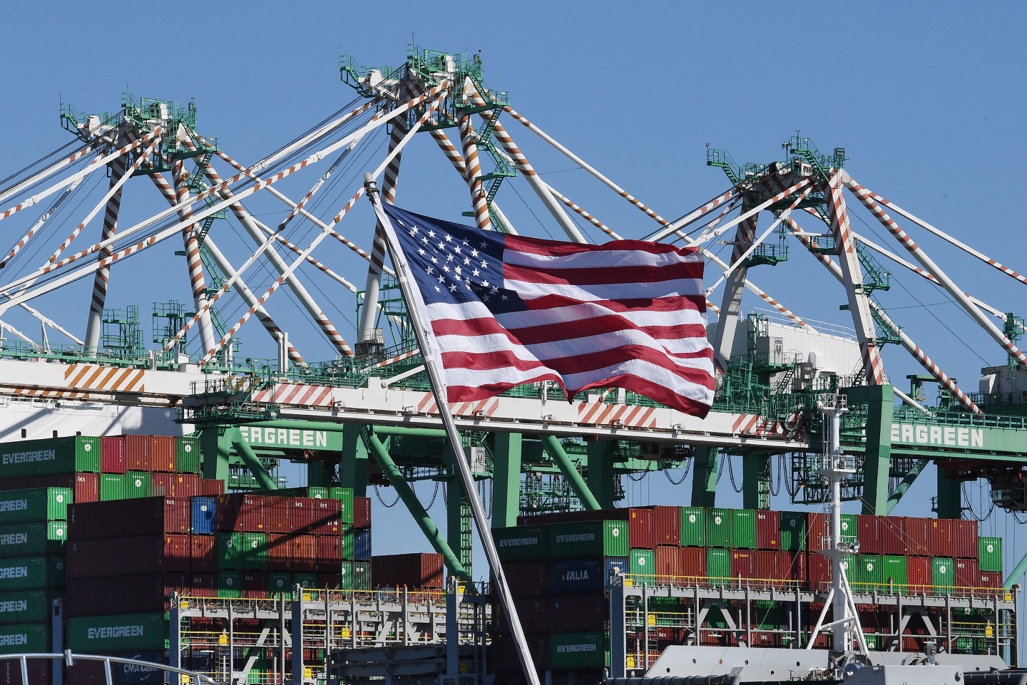 USA GDP Growth-China Trade Shipping