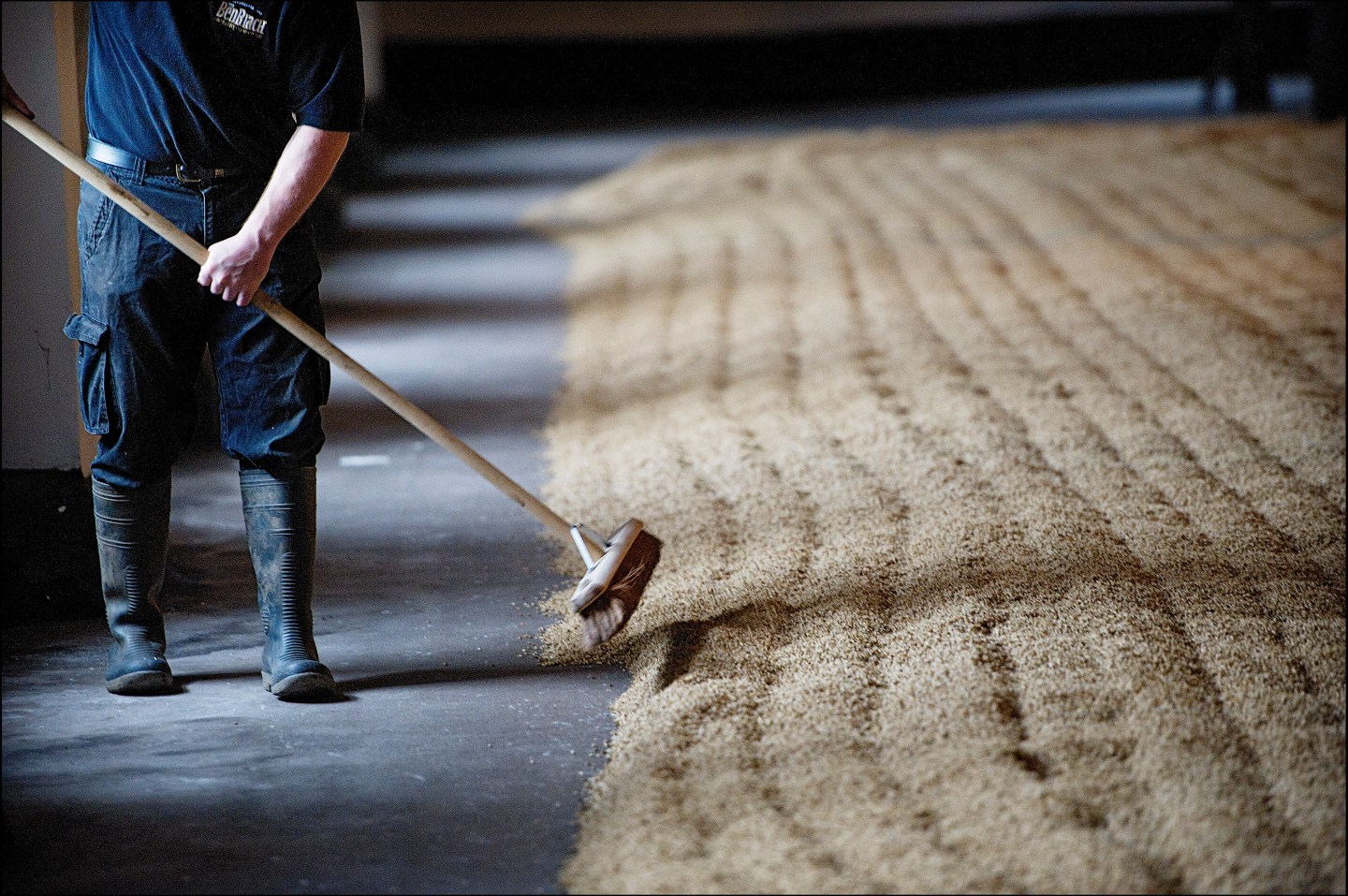 The maltings reintroduced at BenRiach Distillery after a 20 years abscence by distillery owner Billy walker..photo/Peter Sandground ©2012.