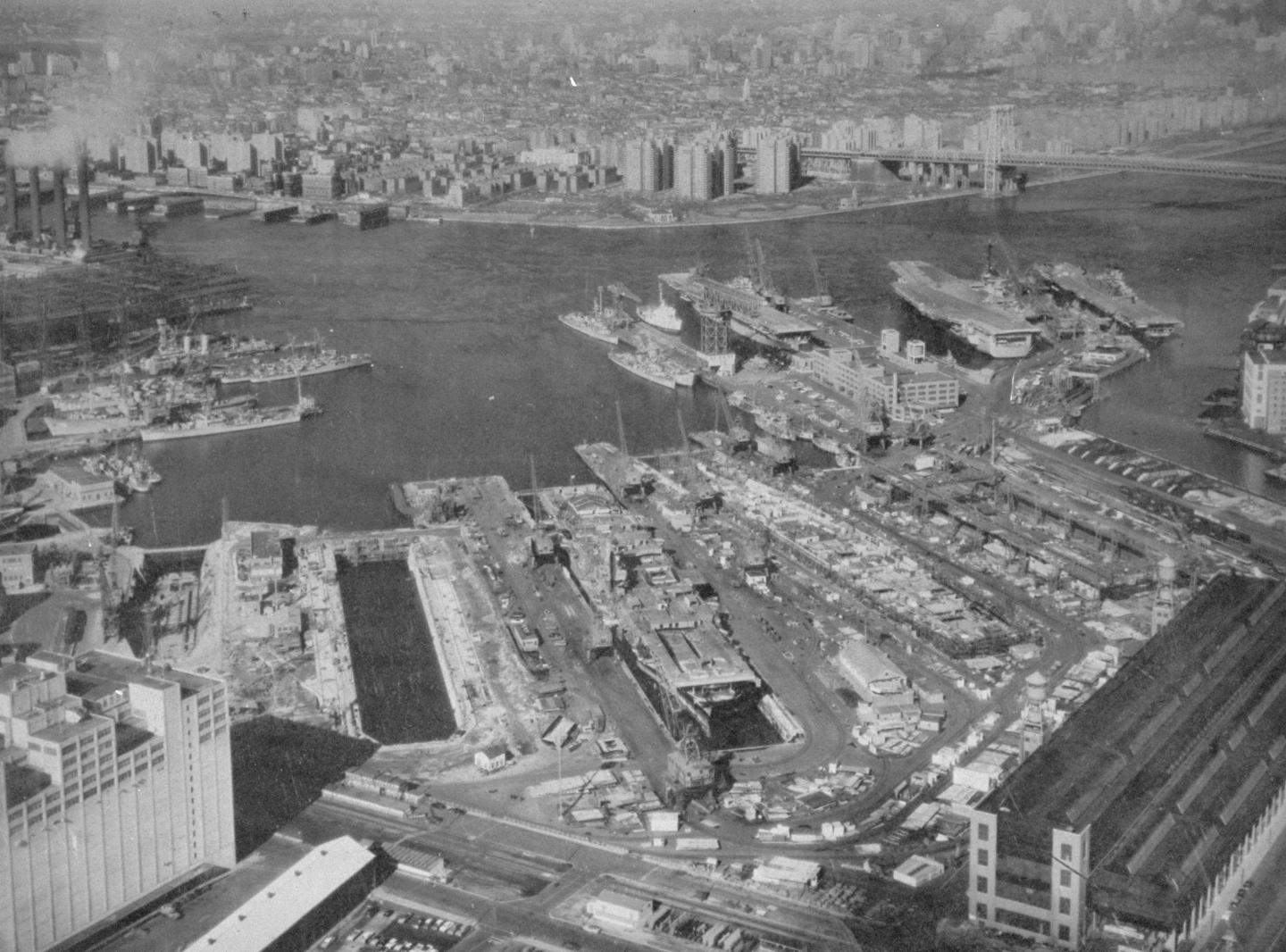 The Brooklyn Navy Yard in 1959.
