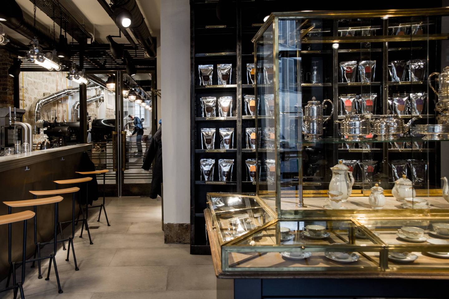 The flagship tasting room and roastery for Le Café Alain Ducasse, the newest venture from the Michelin-starred chef and serial restaurateur.