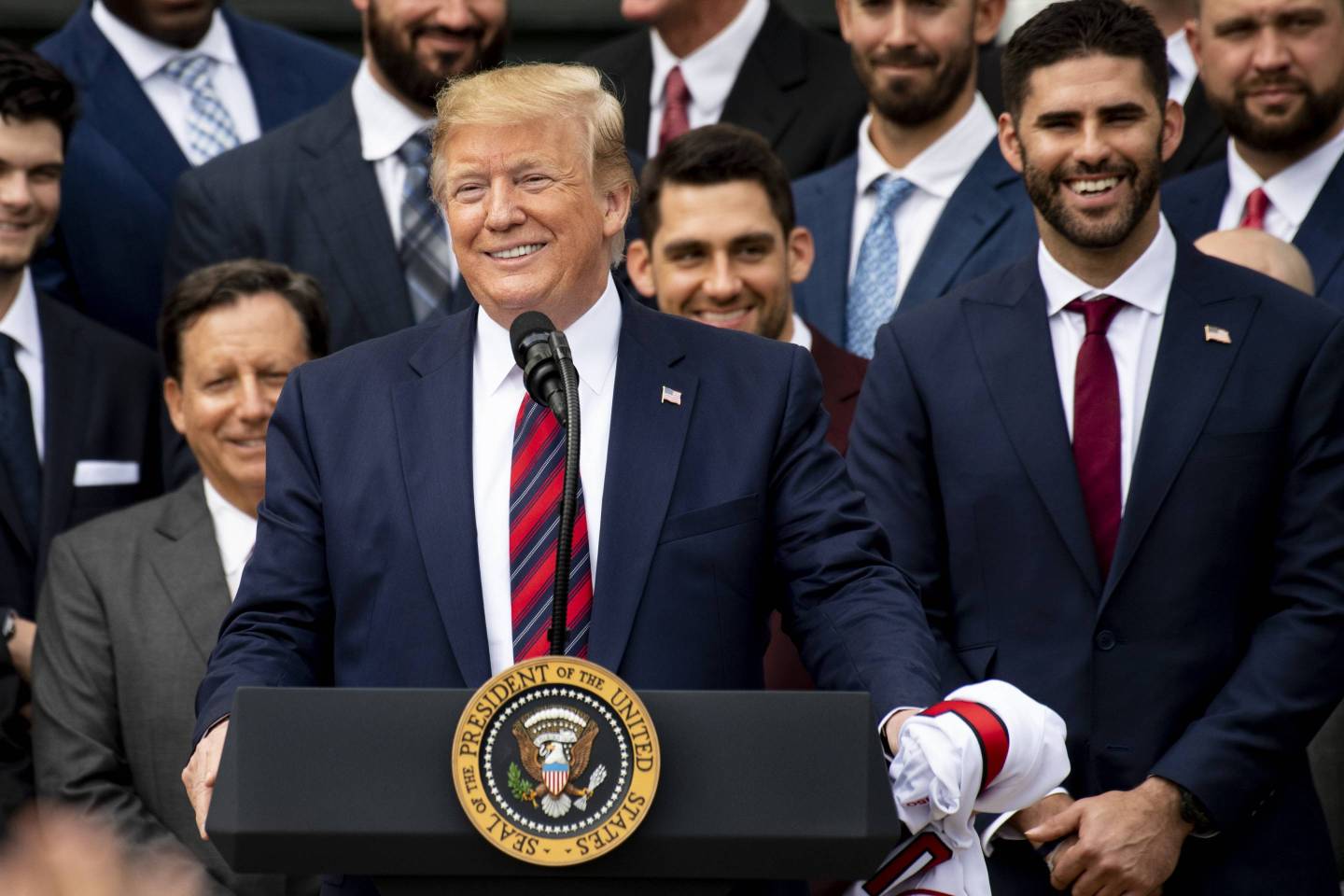 President Trump Hosts 2018 World Series Champion Boston Red Sox At White House