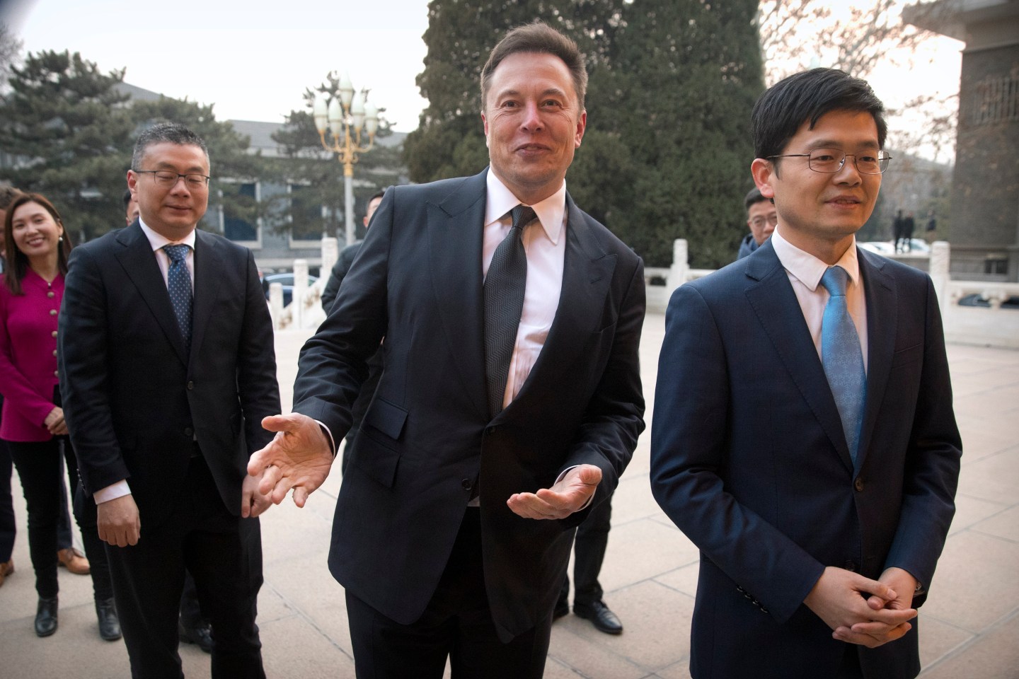 Chinese Premier Li Keqiang Meets Tesla CEO Elon Musk