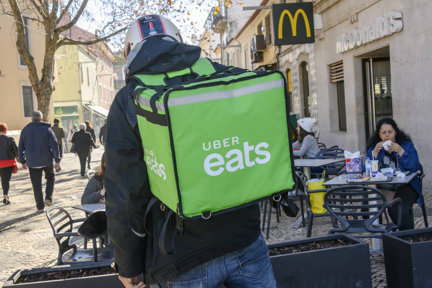 Uber Eats in Cascais, Portugal