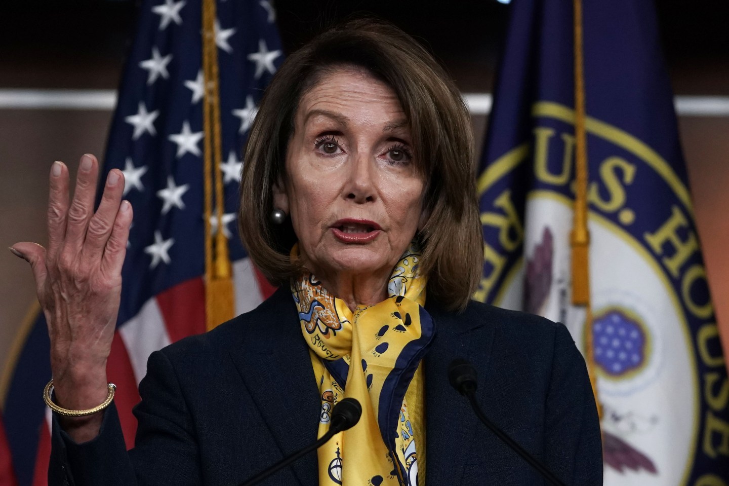 House Speaker Nancy Pelosi Holds Weekly News Conference At The Capitol