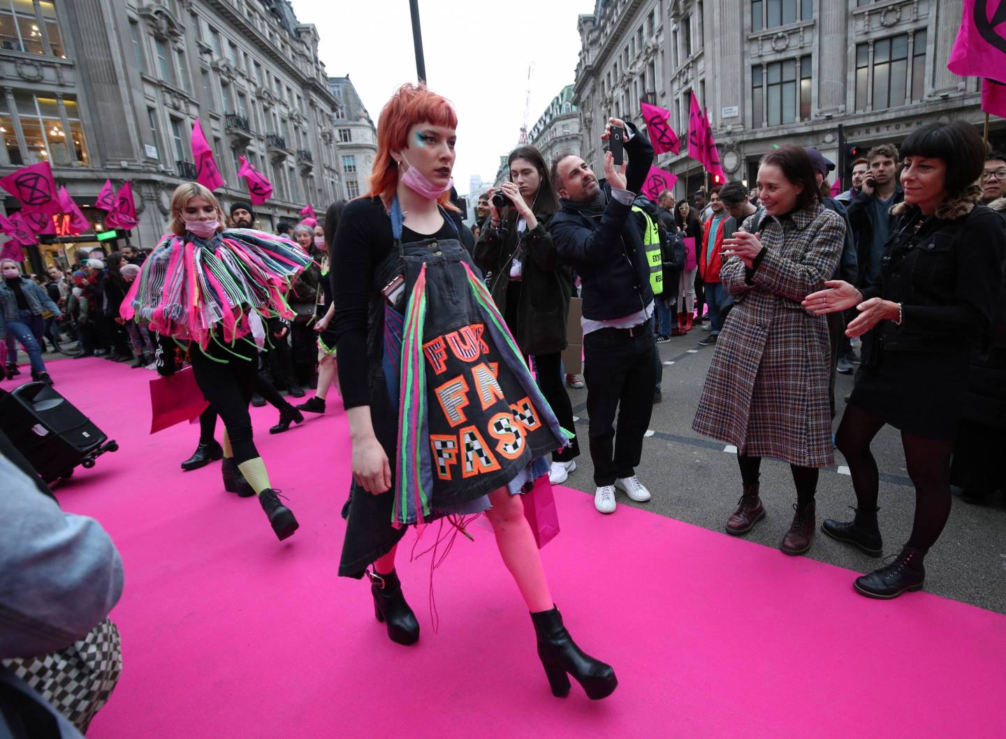 Extinction Rebellion's Fashion catwalk