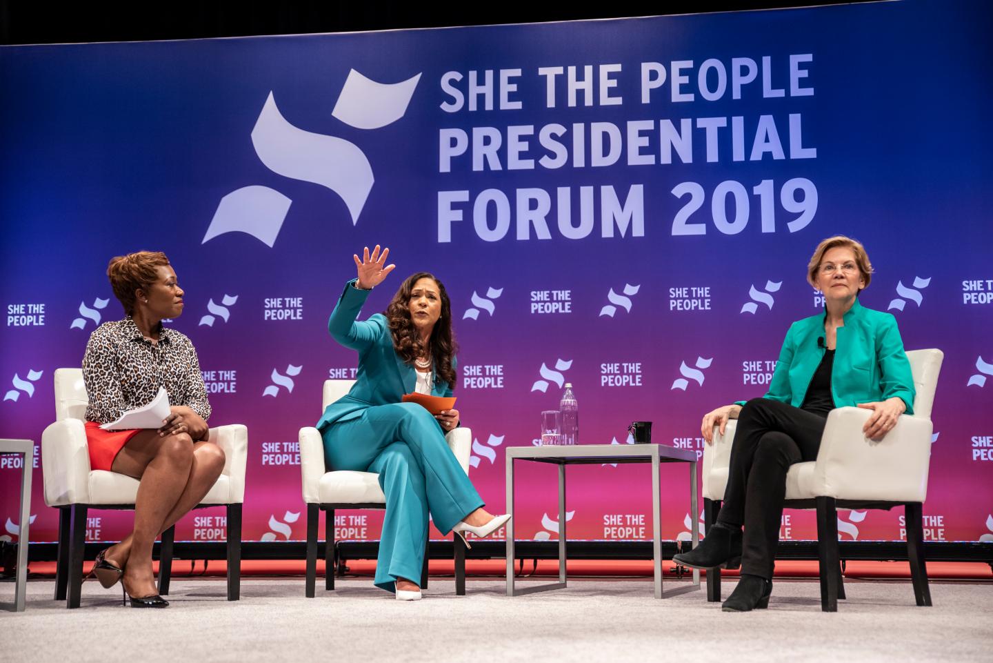 Democratic Presidential Candidates  Attend "She The People" Forum In Houston
