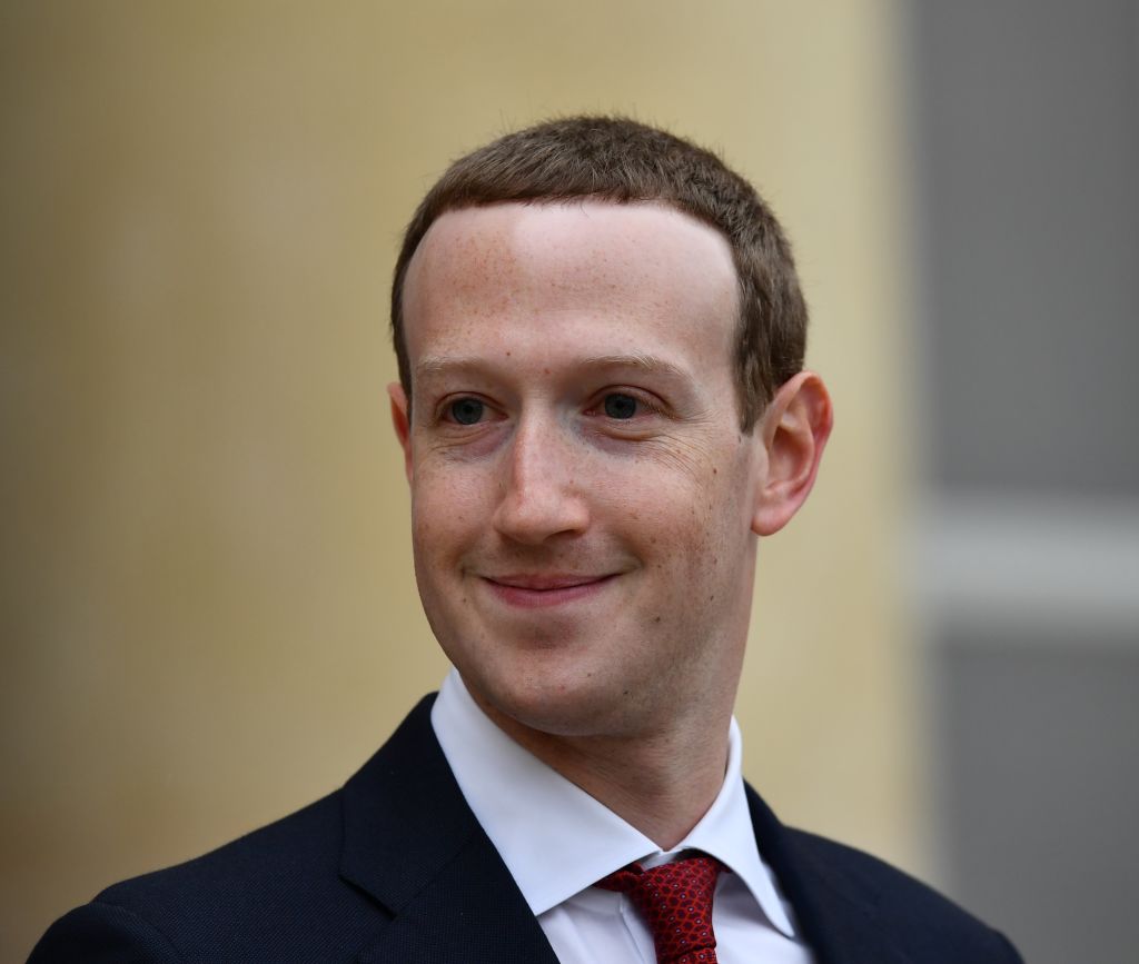 Emmanuel Macron - Mark Zuckerberg meeting in Paris