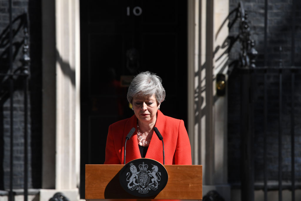 British Prime Minister Announces The Details Of Her Resignation