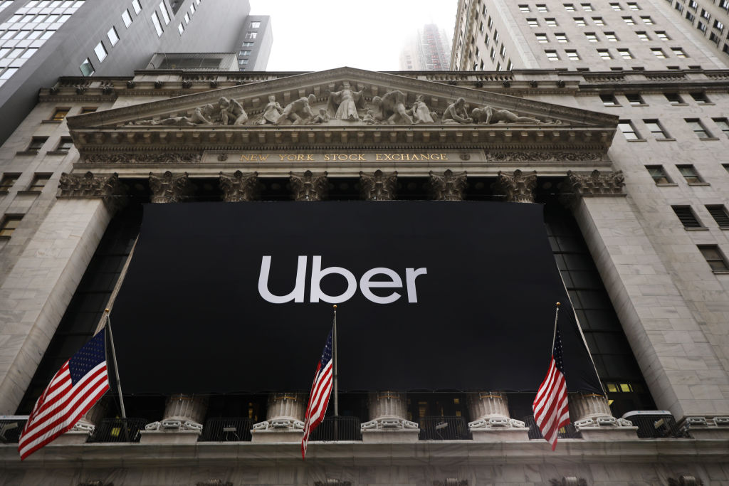 Uber Begins First Day Of Trading At New York Stock Exchange