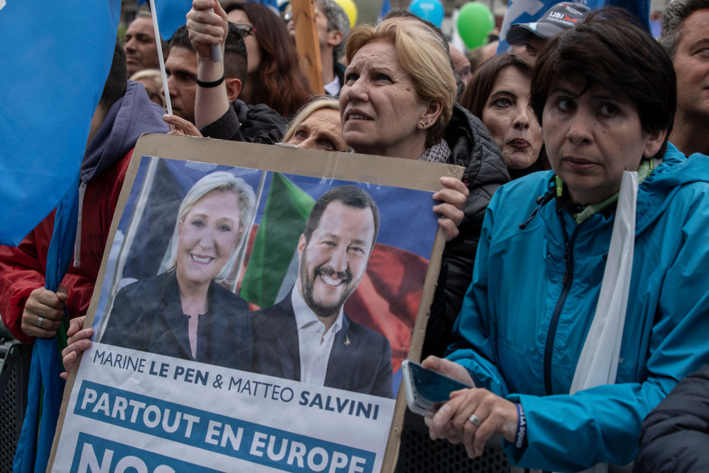 Right-Wing EU Parties Rally In Milan