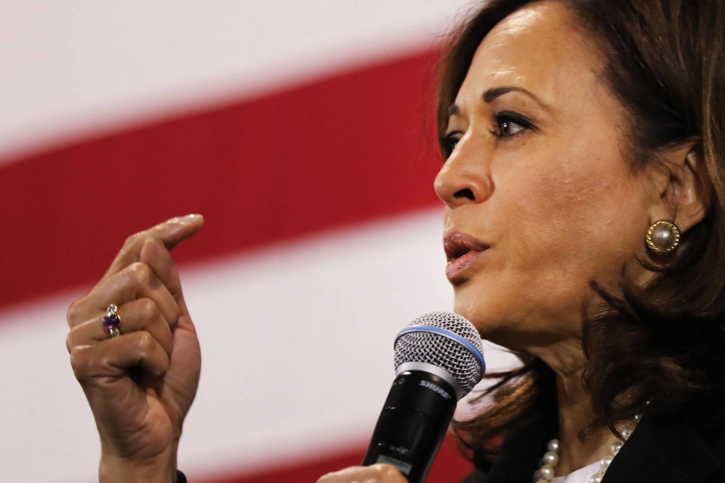 Democratic Presidential Candidate Kamala Harris Holds Town Hall In New Hampshire