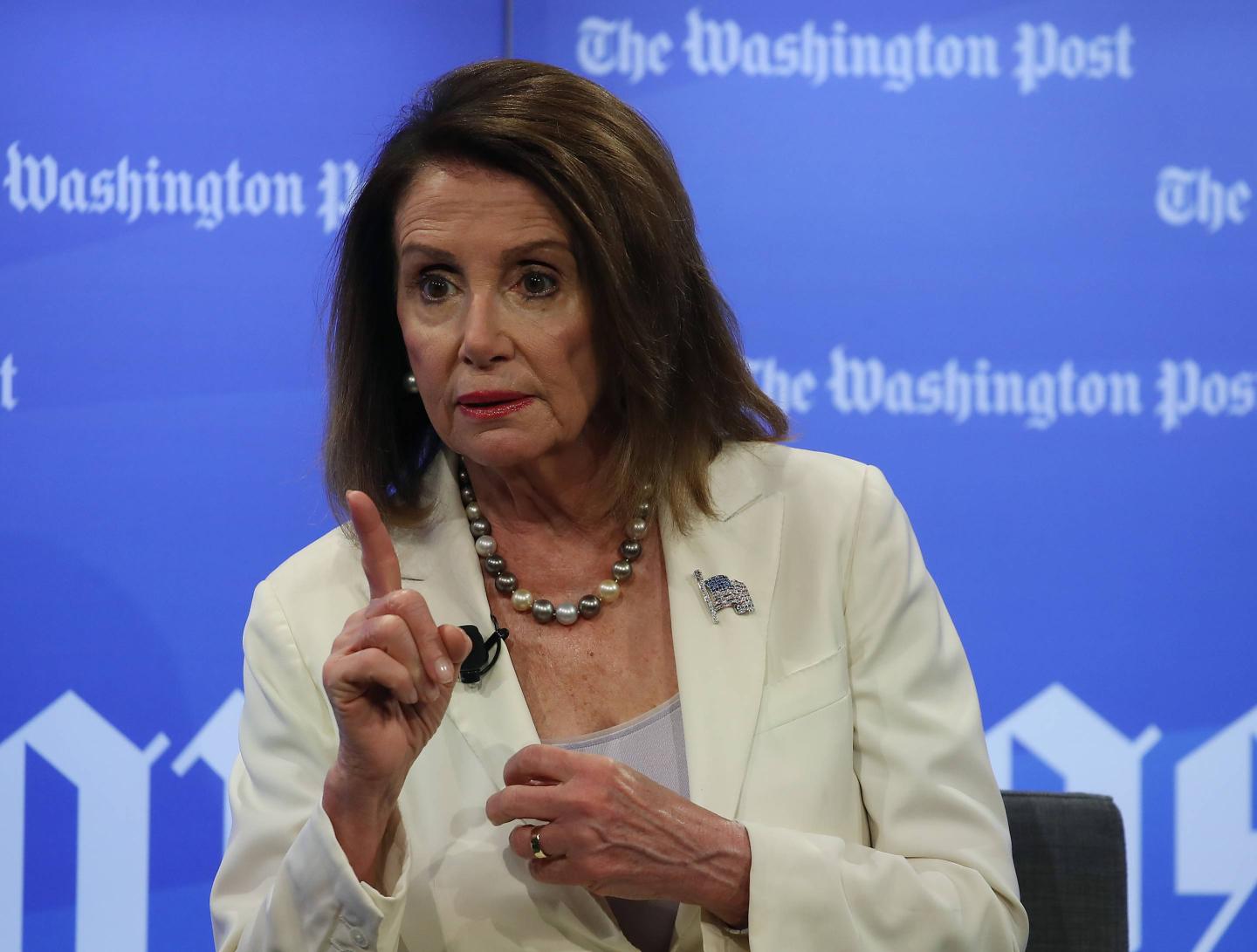 Speaker Nancy Pelosi Participates In A Moderated Conversation At Washington Post