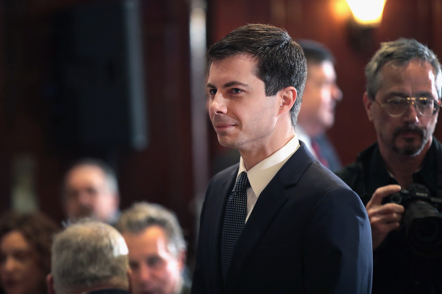 Democratic Presidential Candidate Pete Buttigieg Speaks At City Club of Chicago Luncheon