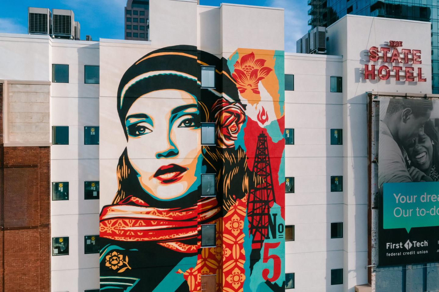 State Hotel Mural
