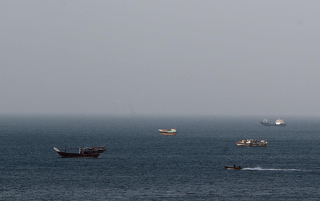 Dhows, fishing boats and cargo ships are