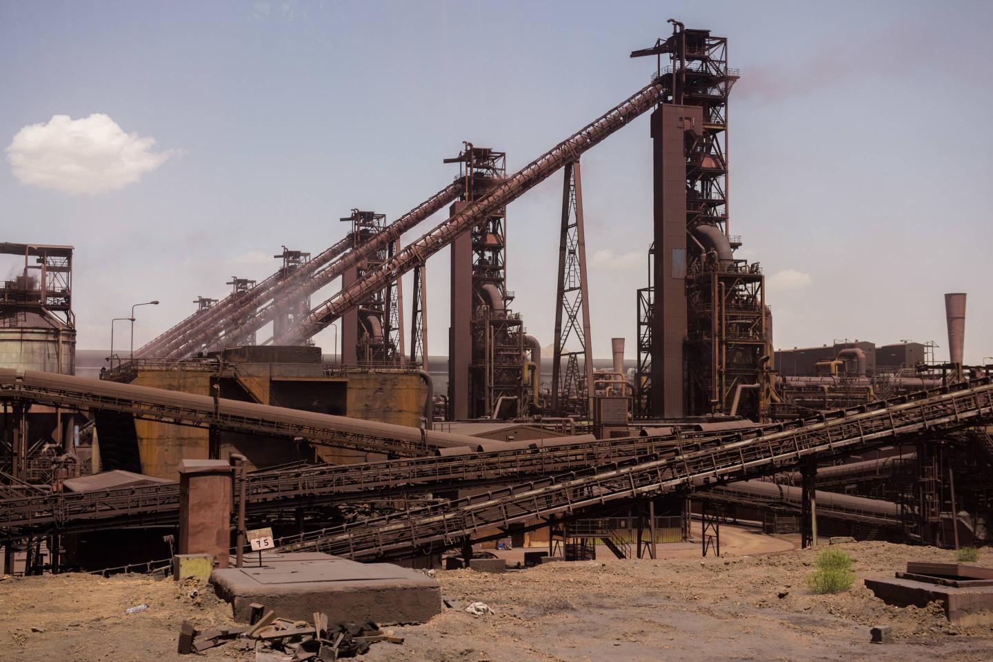 Mobarakeh steel plant in Esfahan, Iran