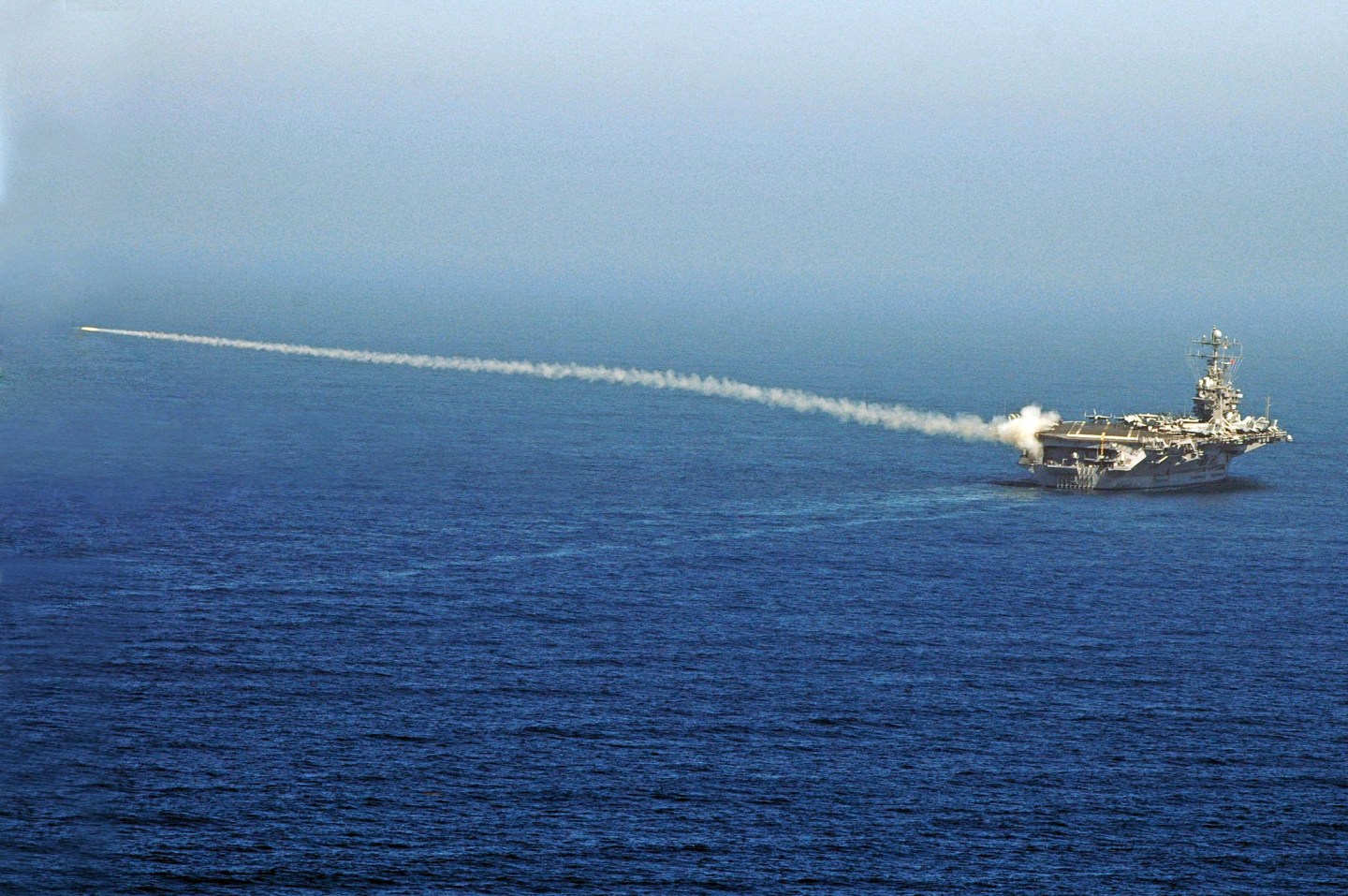 U.S. Navy Trains At Sea